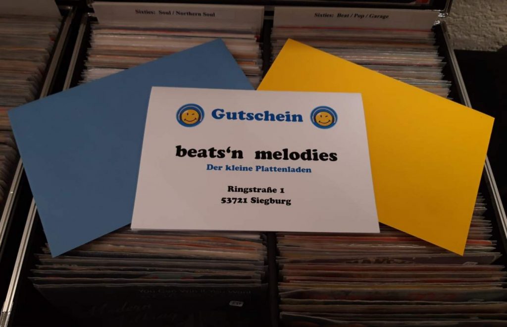beats'n melodies - Gutscheine kaufen für Schallplatten
